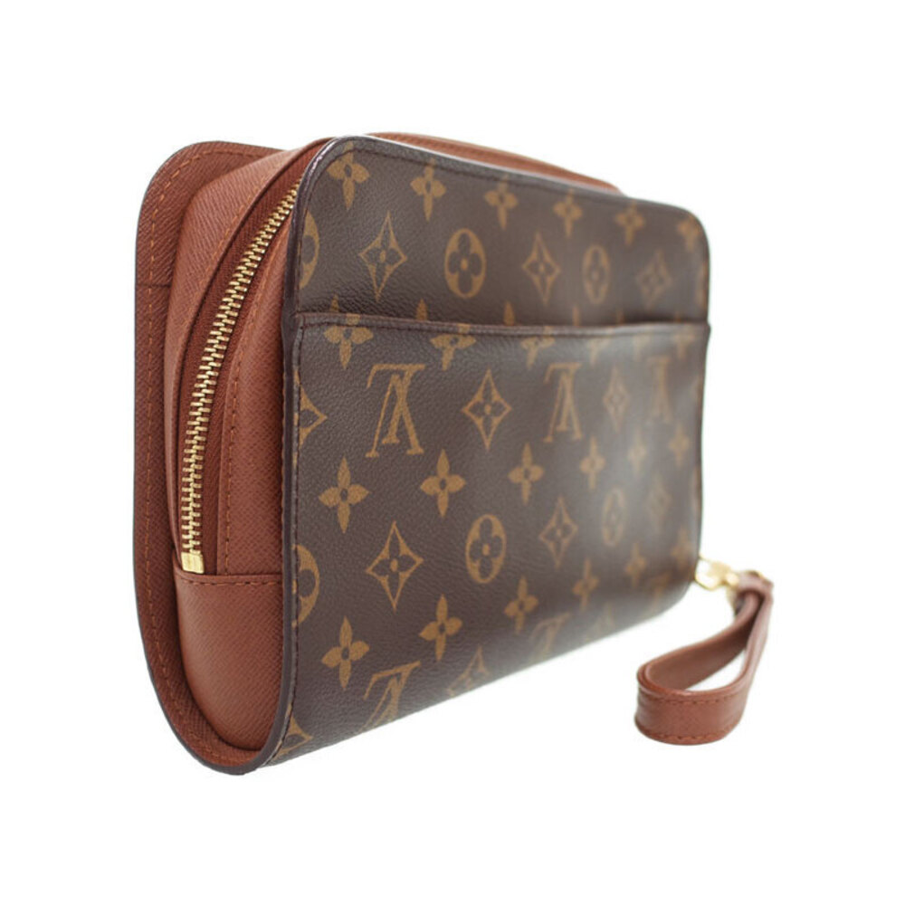 Louis Vuitton Leather Brown Shoulder Orsay Monogram Bag
